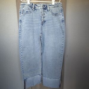 Ava And Viv NWT Women's Jeans Straight High Waist Size 16R No Gap Waistband